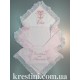 Крыжма для девочки «Розовый венок»